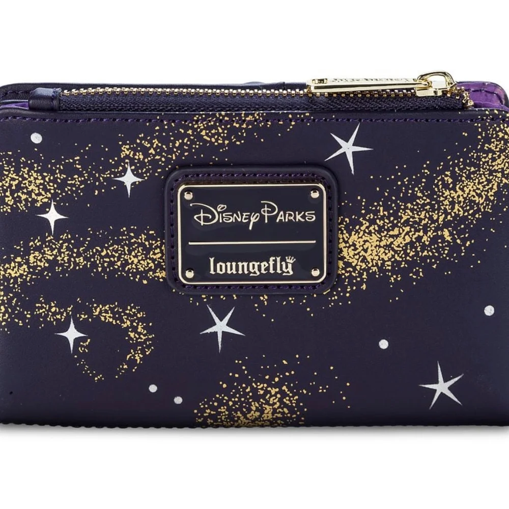DISNEY Star Loungefly Wallet Wish NWT Still in Plastic. Glows In The Dark